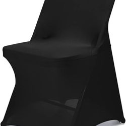 150 Black Spandex Chair Covers 