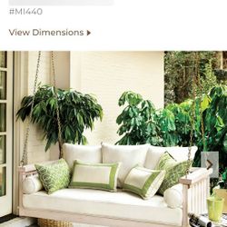 Ballard Designs - Sunday Porch Swing with Cushions