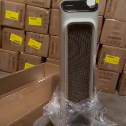 Airmate 25" Large Room Tower Heaters for Indoor Use, 1500W PTC Fast Room Office 