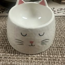 Ceramic Cat Bowl