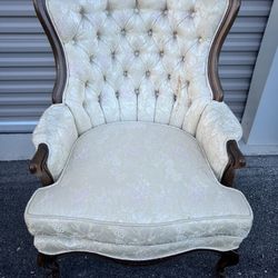 Large Victorian Style Vintage Side Chair 