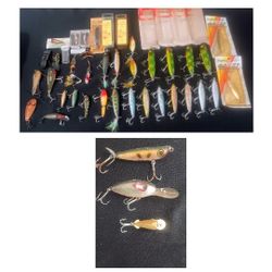 Vintage Fishing Lures Lot