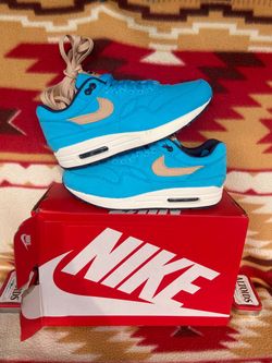Nike Air Max 1 PRM Corduroy Baltic Blue New Mens 8.5 OG ALL DS