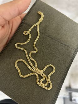 10k Gold 18in Hollow Chain