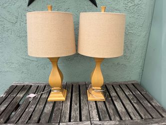 Matching World Market Lamps