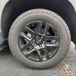 2024 Chevy Silverado 20” Wheels + AT Tires