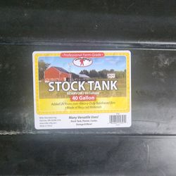 Stock Tank 40Gallon Asking $100