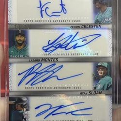 2025 Bowmans Best Team Auto- Mariners!!!!