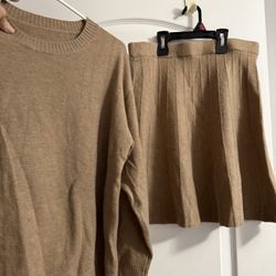 New Sweater Set Large 