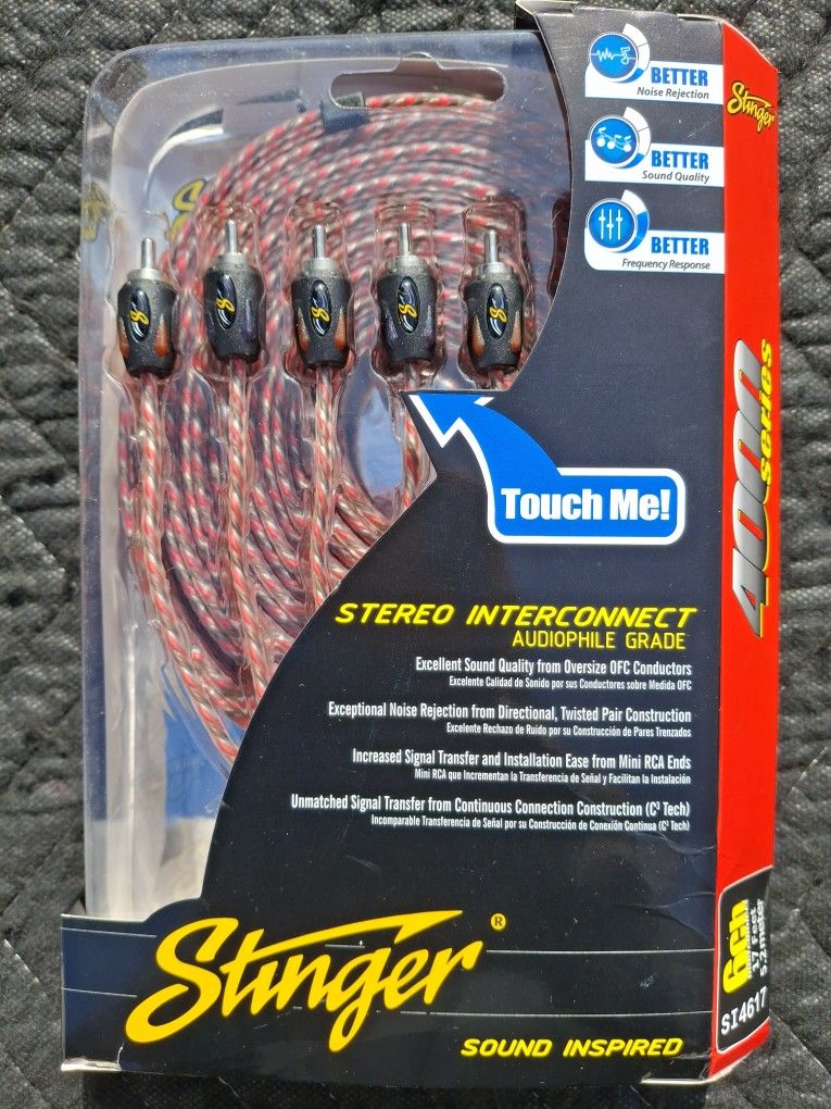 NEW 17ft 6-Channel RCA Cables