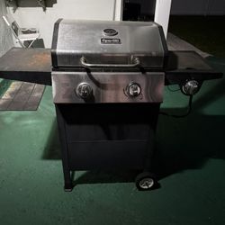 BBQ BBQ with gas cylinder