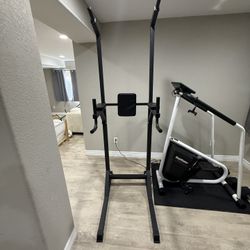 Sportsroyals Power Tower Pull-Up & Dip Station – 450 lb Capacity Home Gym Strength Training Tower