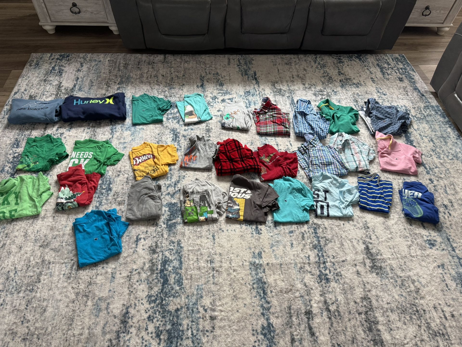 Boys Short Sleeve And Long Sleeve Shirts And Dress Shirts