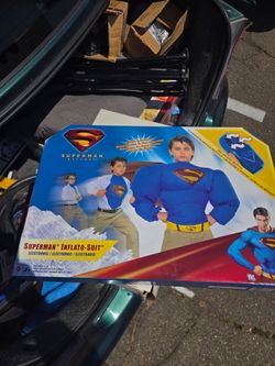 Superman Returns Electronic Inflato-Suit Kids Costume