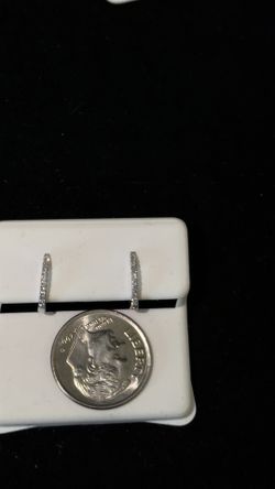 NATURAL DIAMOND EARRINGS 14K
