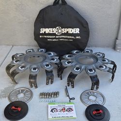 SPIKES-SPIDER Winter Snow Tire Traction Assist Device. Fits Different Tire Size.  