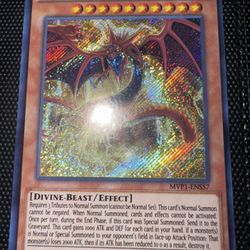 Secret Rare Slifer The Sky Dragon