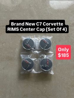 Brand New C7 Corvette Rims Center Cap (Set Of 4)
