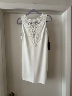 White Short Dress - Large