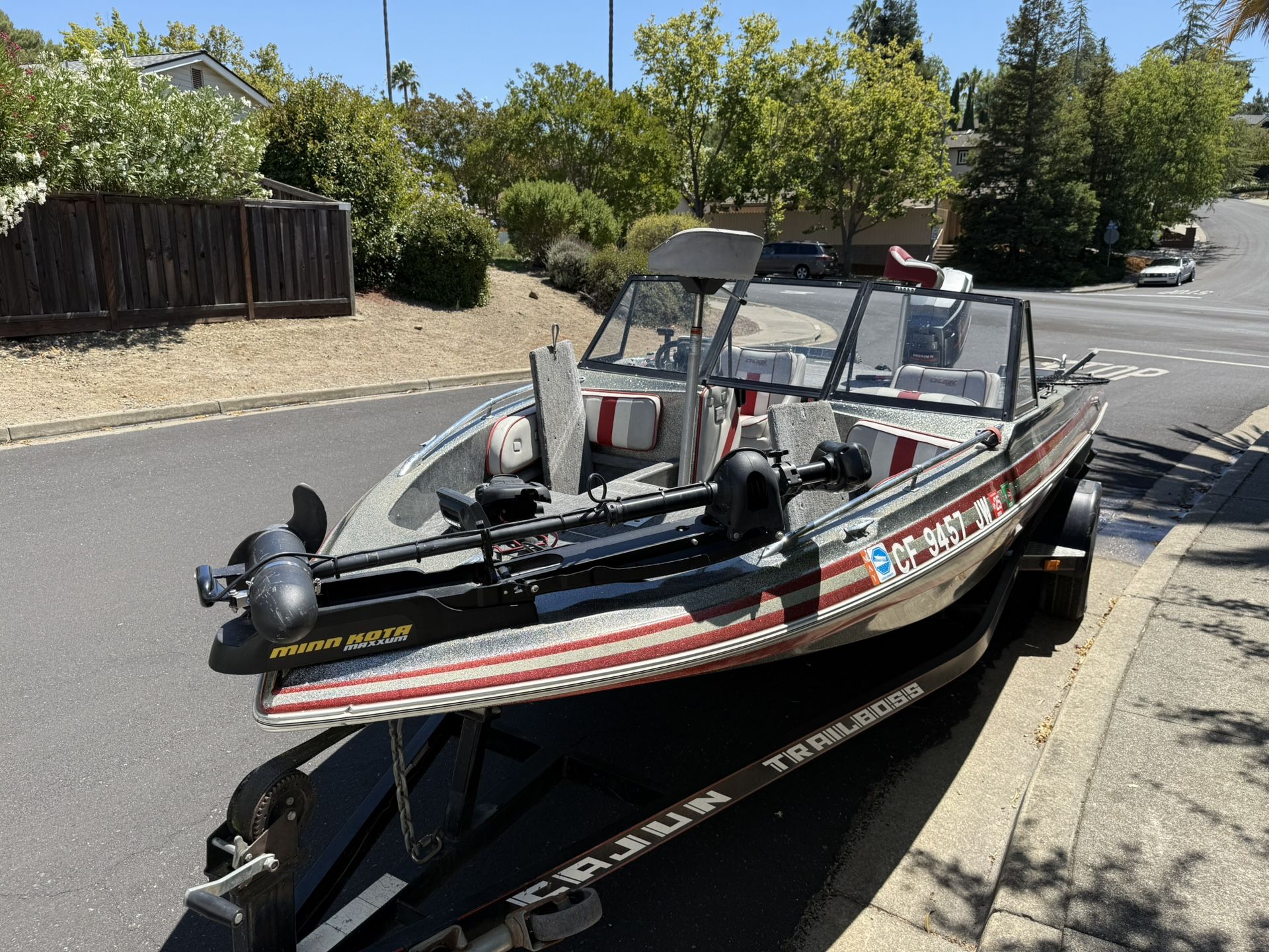Vintage Cajun Bass Boat