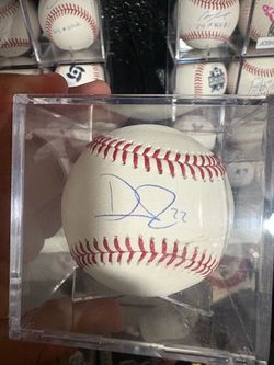 David Fletcher signed baseball