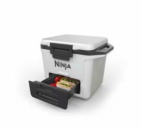 NINJA FrostVault 30 qt. Chest Cooler with Dry Zone, Cloud White