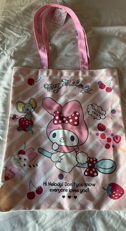 My Melody Canvas Tote Bag