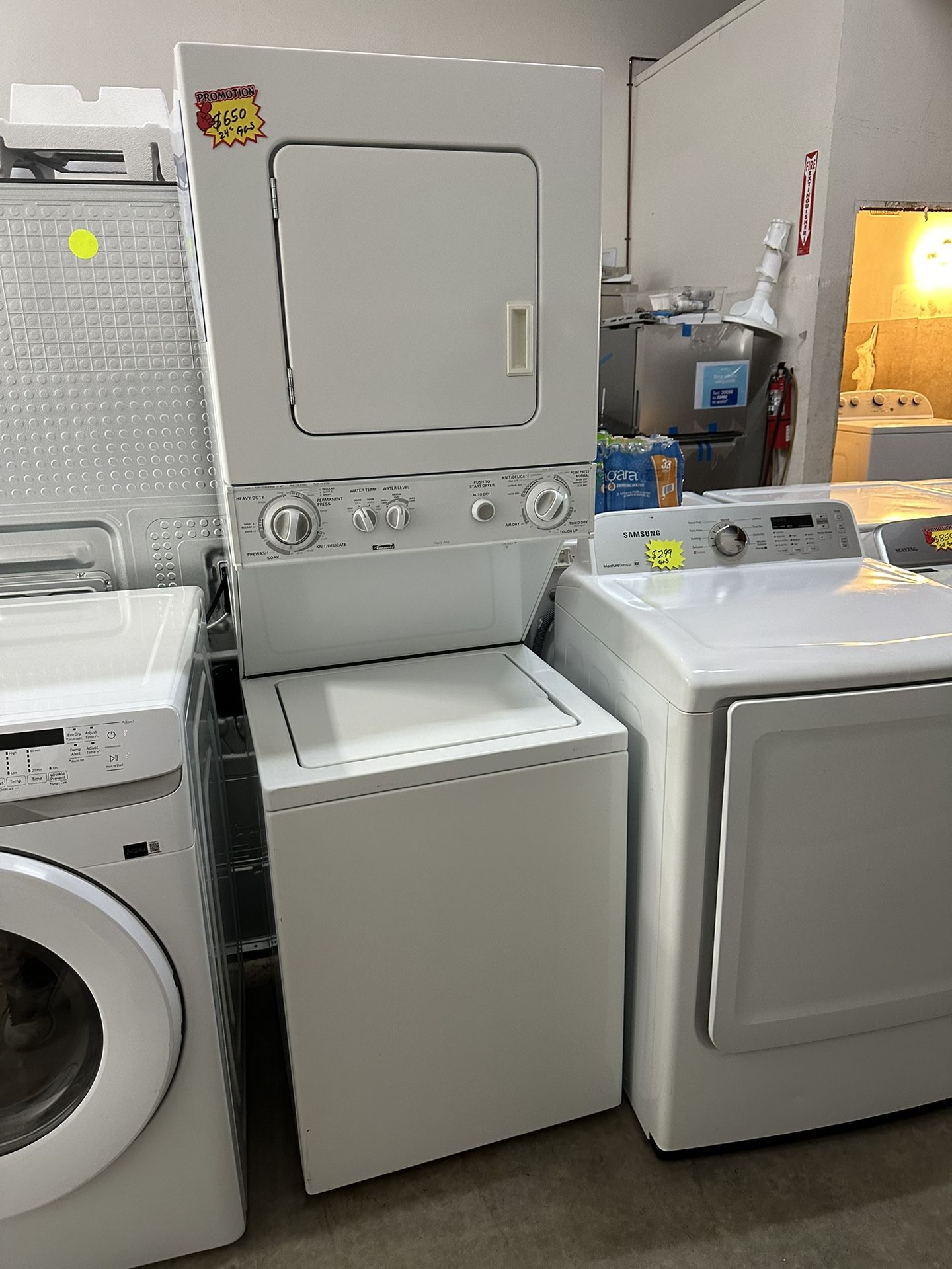 24 Inches Wide Kenmore Stackable Gas