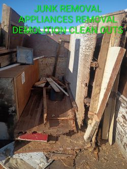 FREE REMOVEMOS TODA CLASE DE BASURA MADERA COLCHONES