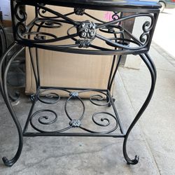 Marble Metal End Tables