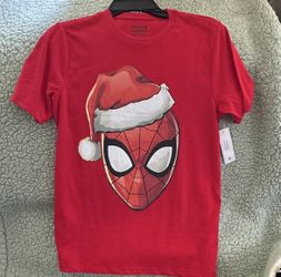 Marvel Spider-Man Christmas T-Shirt Kids Large