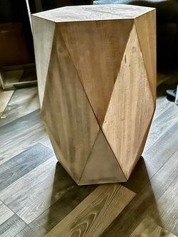 Hexagon Side Table - Gently Used