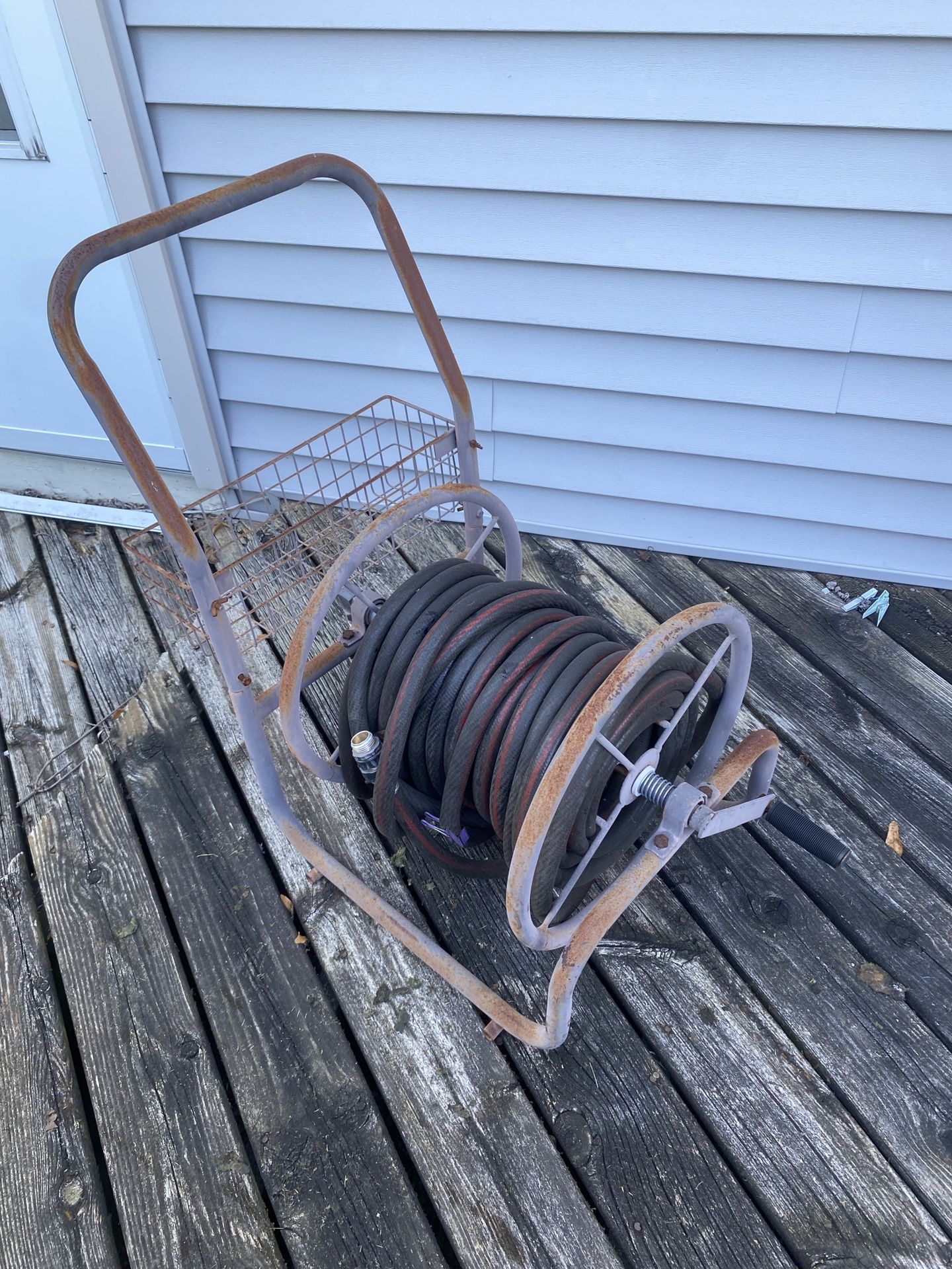 Yard Metal Garden Hose Reel