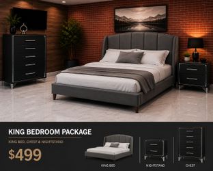 ⚡️BIG SAVINGS! BRAND NEW KING SIZE BEDROOM SET
