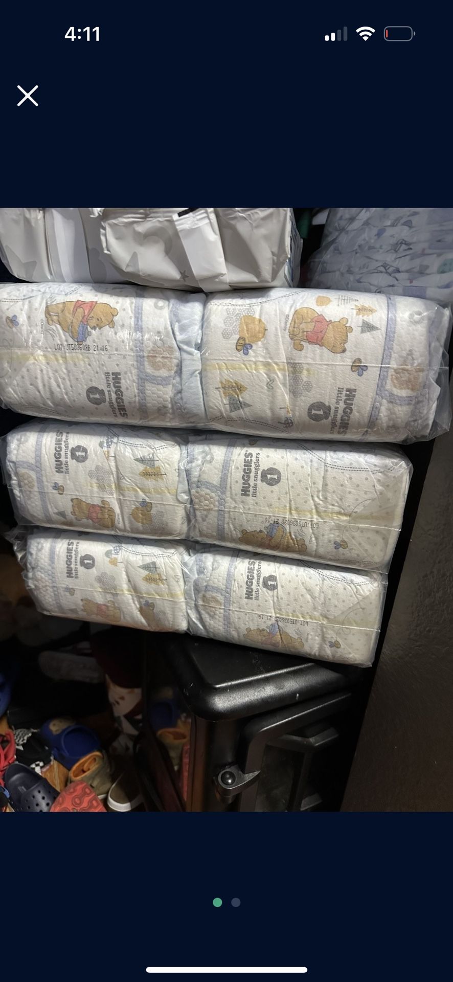 Huggies Size 1 126 Diapers