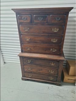 Wooden Tall Dresser
