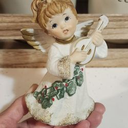 Vintage HOMCO Christmas Musician Angel