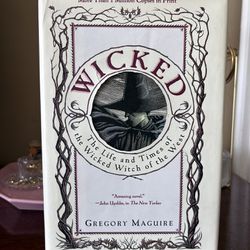 Wicked novel in hardcover By Gregory Maquire
