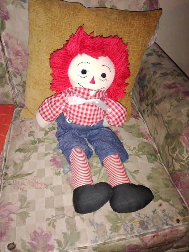 Antique Raggedy Ann Doll