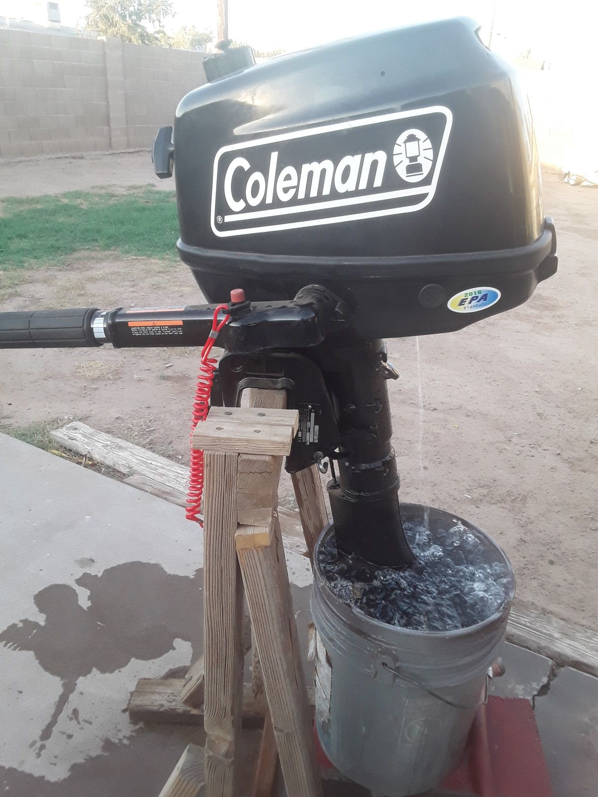 Coleman 5 four stroke Outboard boat motor