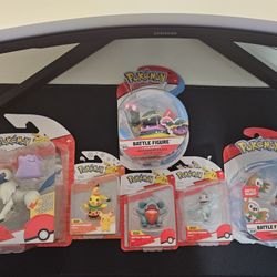 Pokémon Battle Figure Collection - 6 NIB Sets feat. Alolan Muk, Absol & Ditto