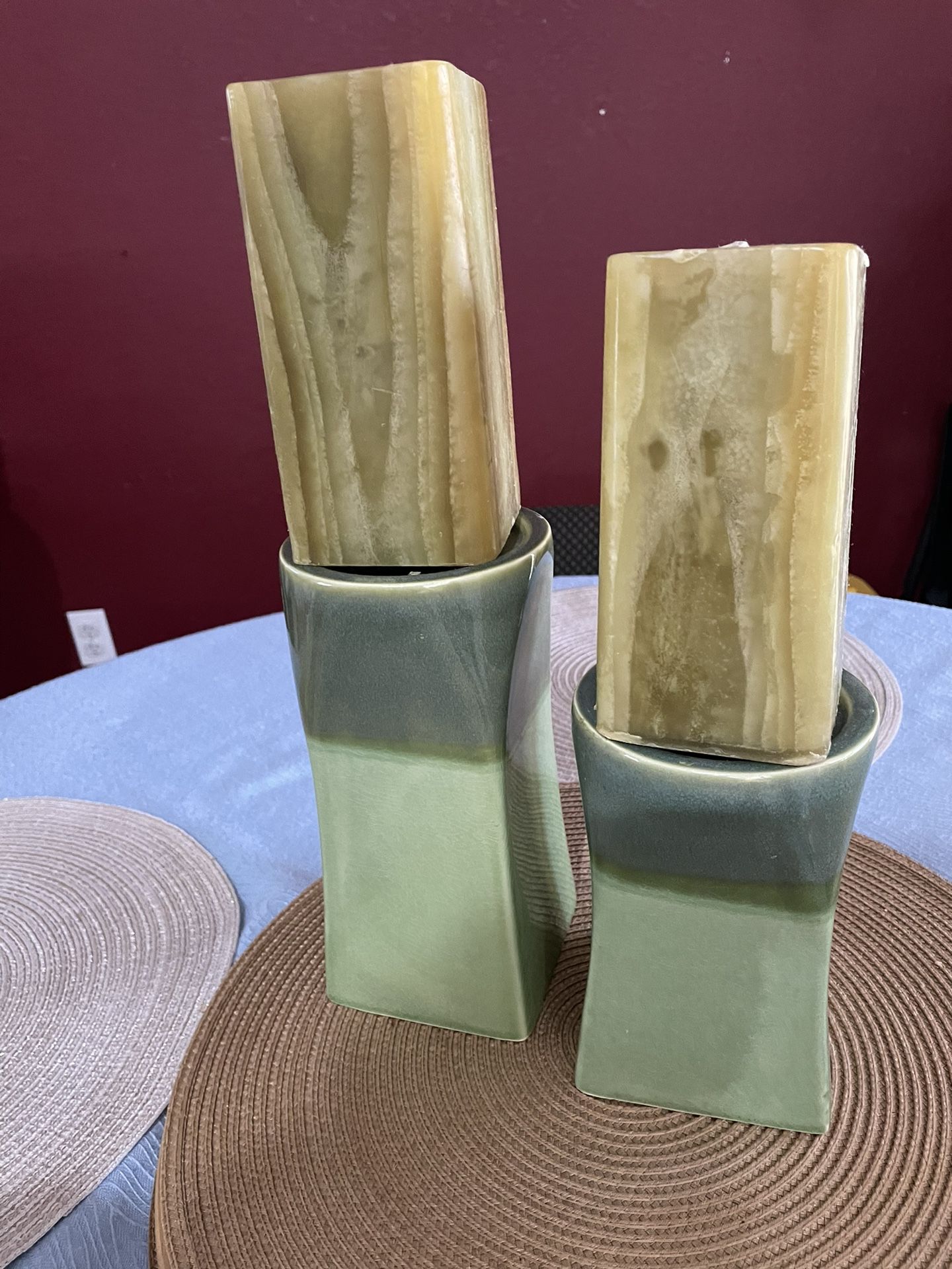 PartyLite Pillar Candle Holders & Candles