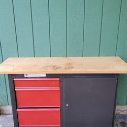 3 Drawer Workbench with Side Storage