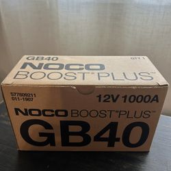 ⚡ NOCO Boost Plus GB40 – 1000A Jump Starter – NEW & SEALED ⚡