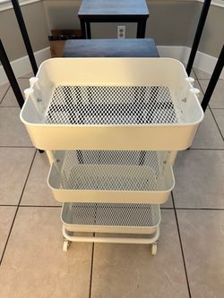 Rolling Metal Cart - pick up at 8023 Huebner Rd