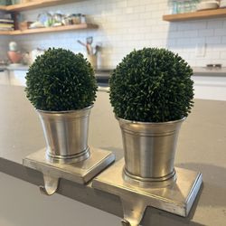 Restoration Hardware Stocking Hangers (2)