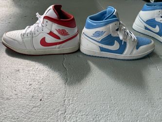 2 Pairs Jordan One Mid sz11