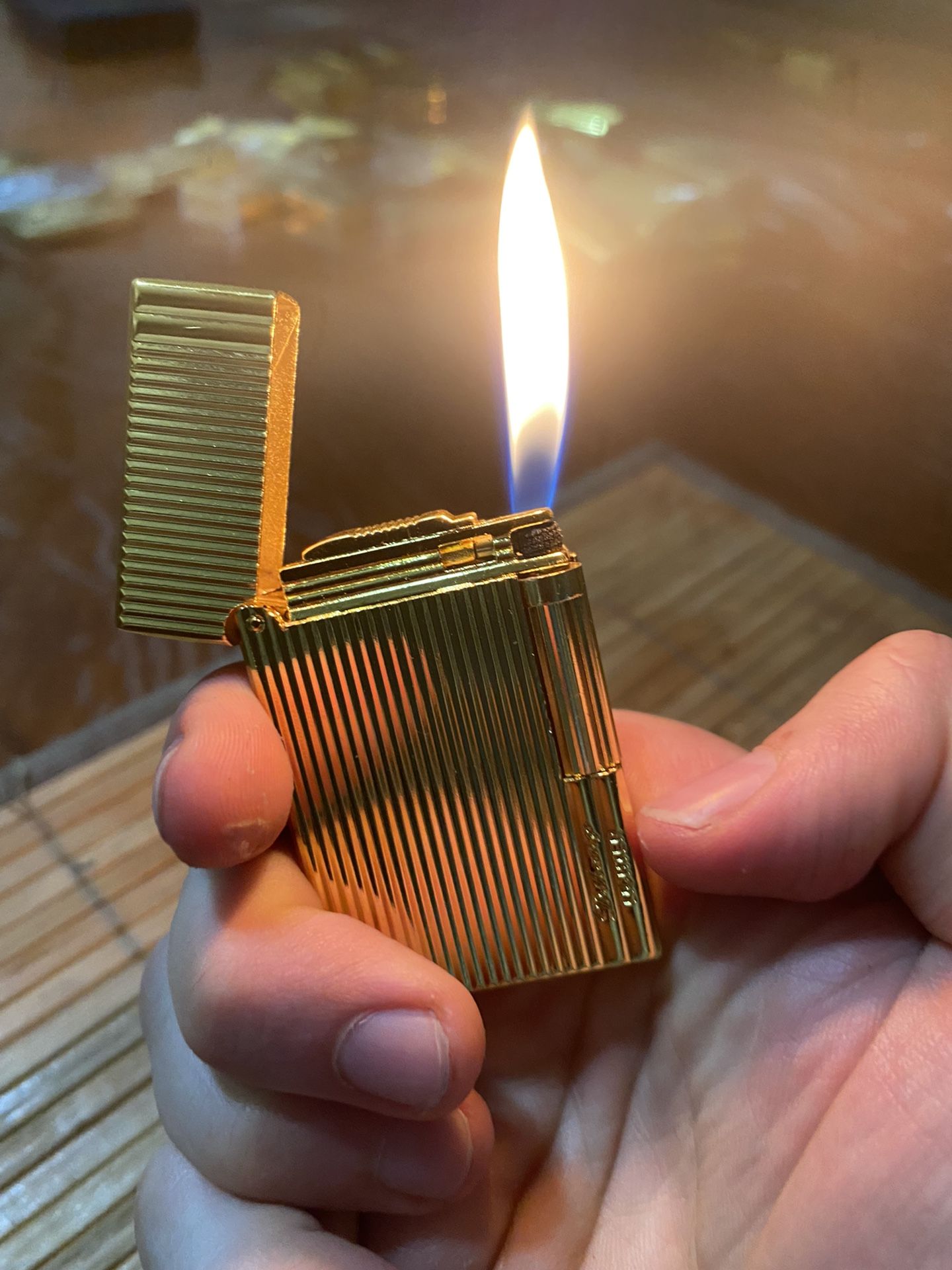 Golden Zippo Lighter