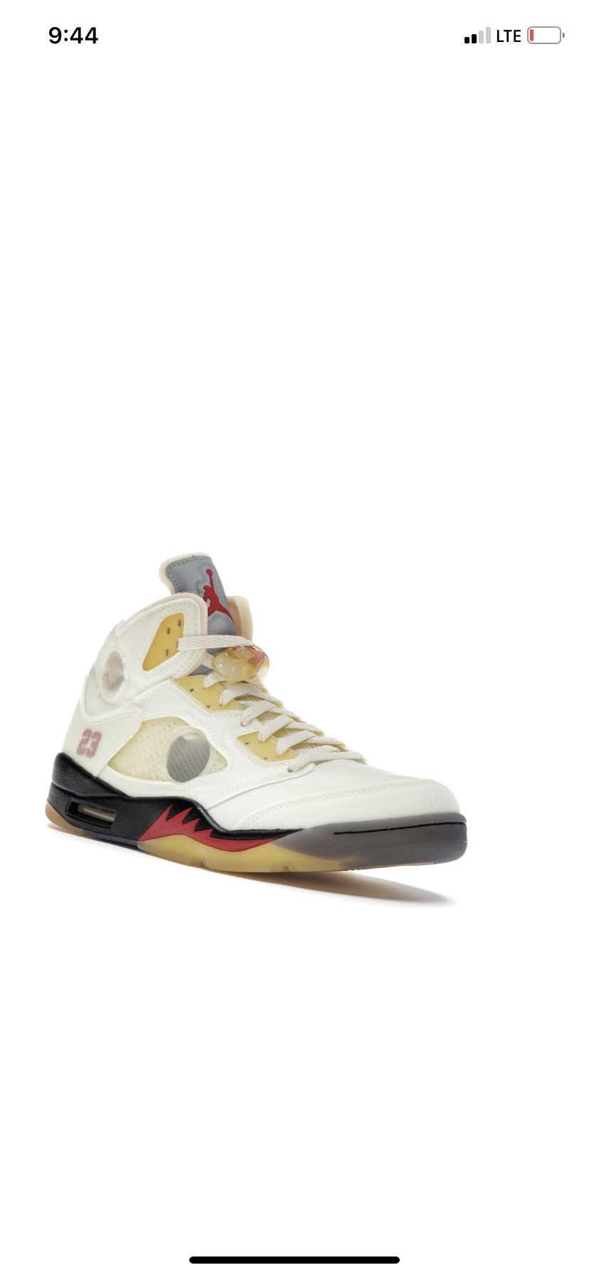 Jordan 5 Retro Off-White Sail