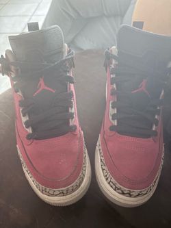 Red  Jordan Shoes  Size 7